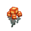 Red Glowing Mushroom